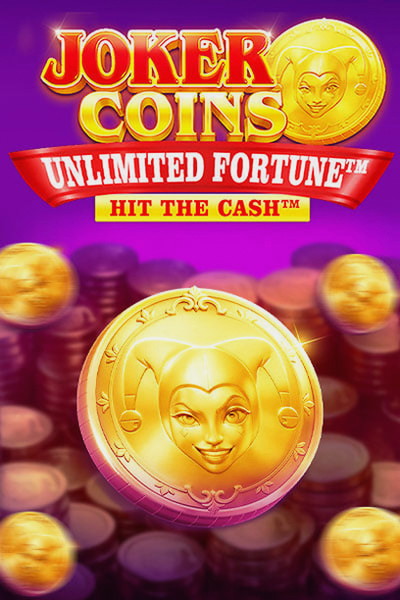 Klasyczna okładka Joker Coins Unlimited Fortune w Casinova